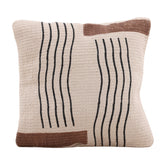 Thistle Beige, Brown and Black Pillow